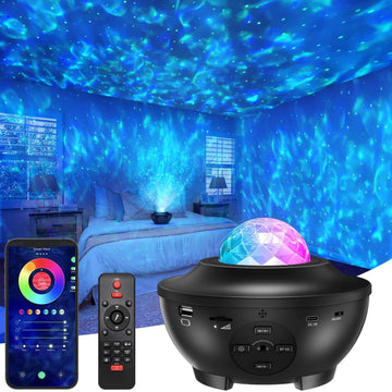 Galaxy Projector Night Light with Bluetooth Speaker and Remote Control